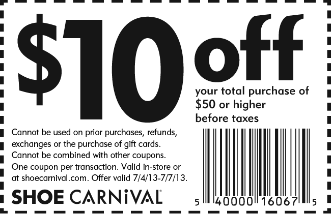 shoe show in store coupons