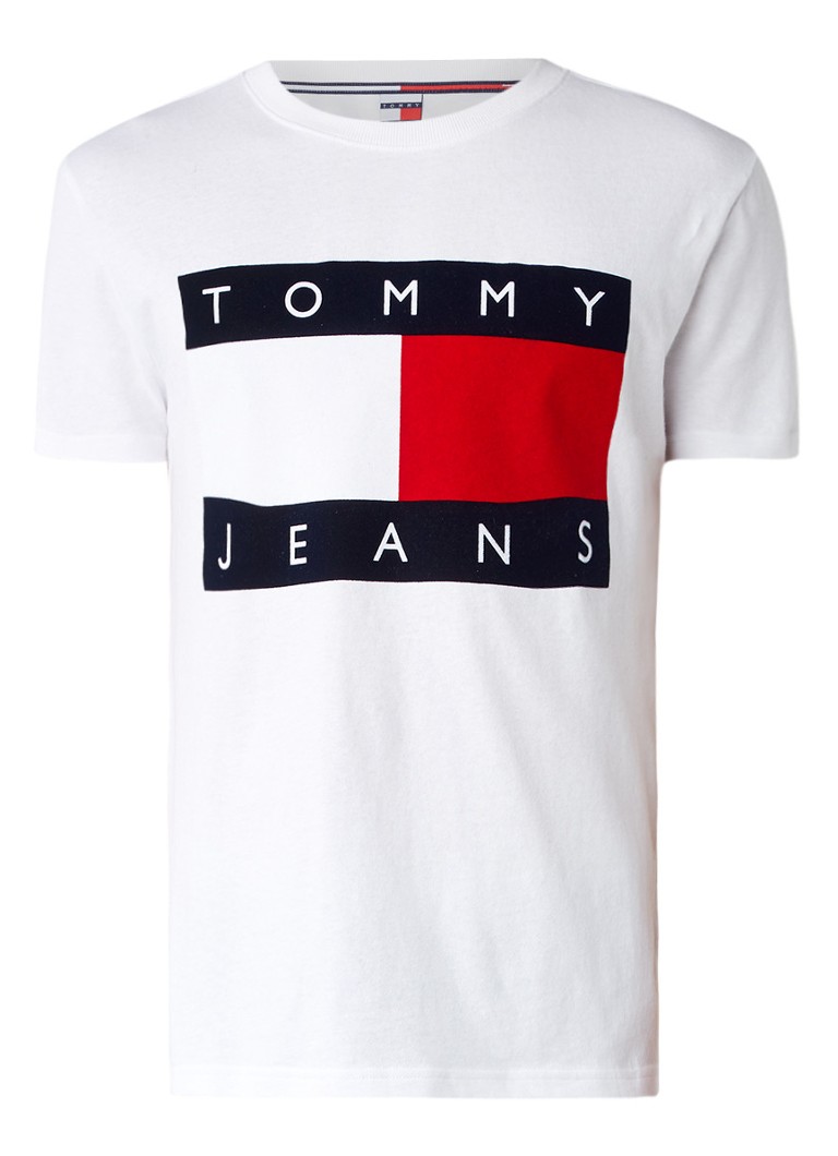 t shirt tommy jeans logo