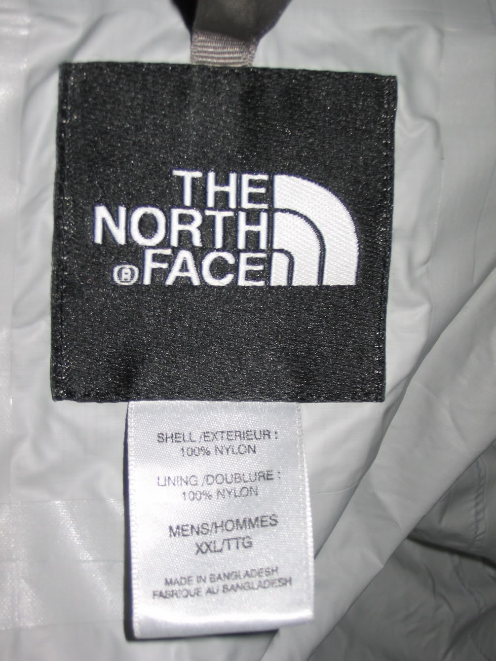 north face jacket is fake 