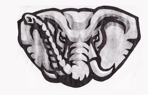 Free Free 137 Alabama Elephant Head Svg SVG PNG EPS DXF File