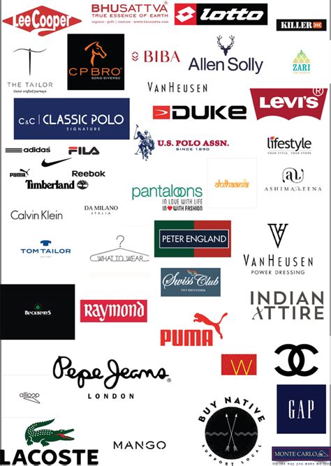 Australian clothing brands Logos