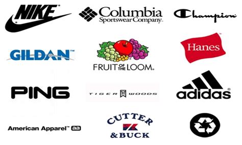 American sports brands Logos
