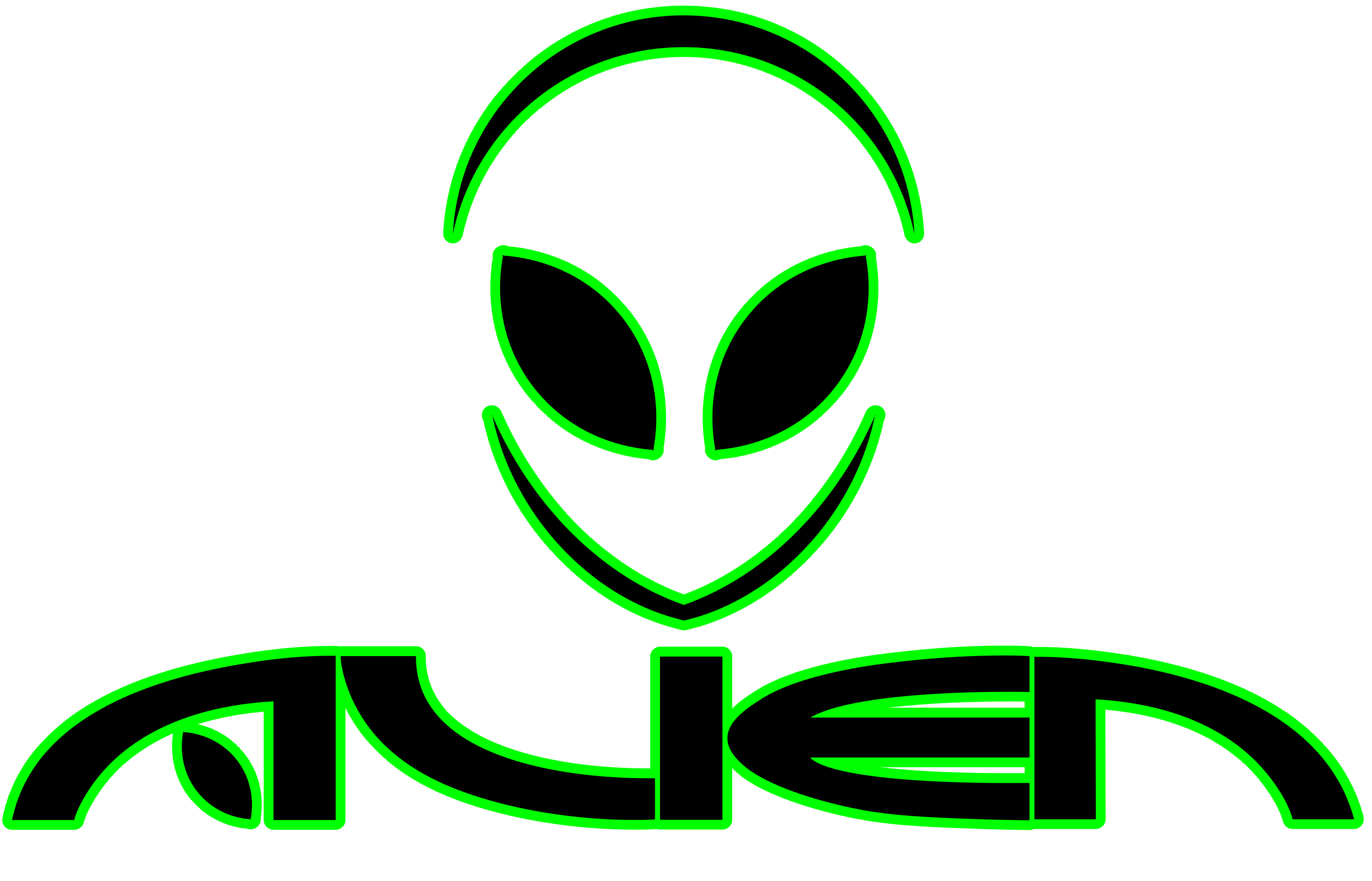 Alien Logos - art roblox head logo