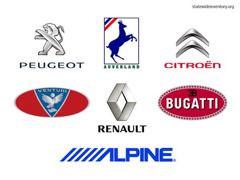 French automobile Logos