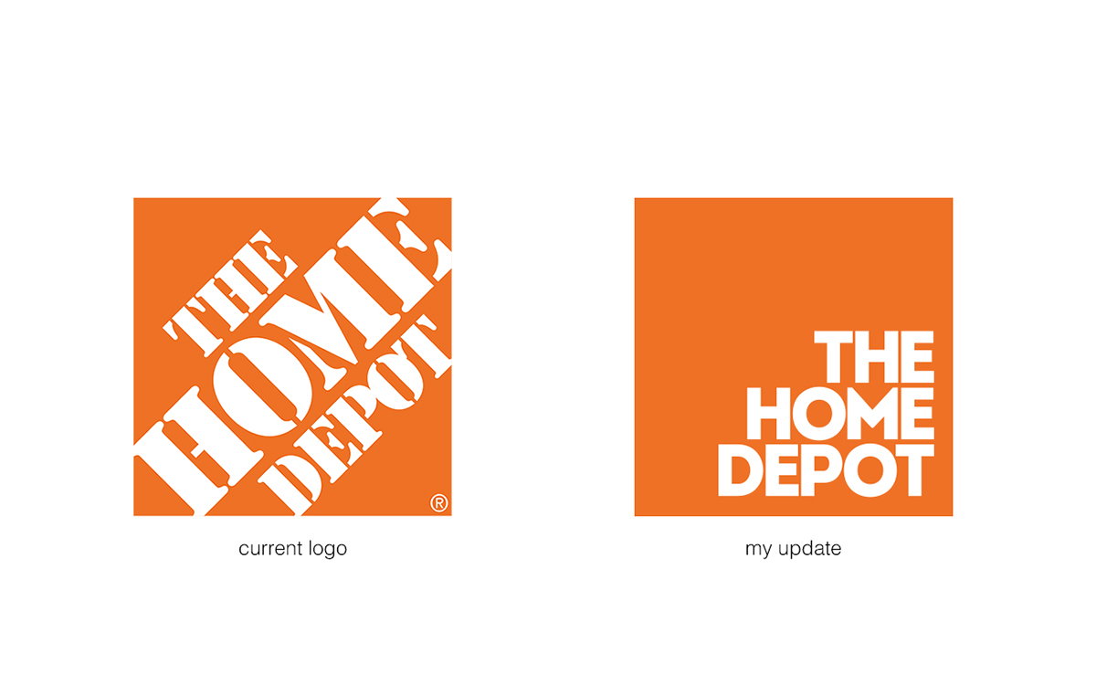 Home Depot Logo Stencil