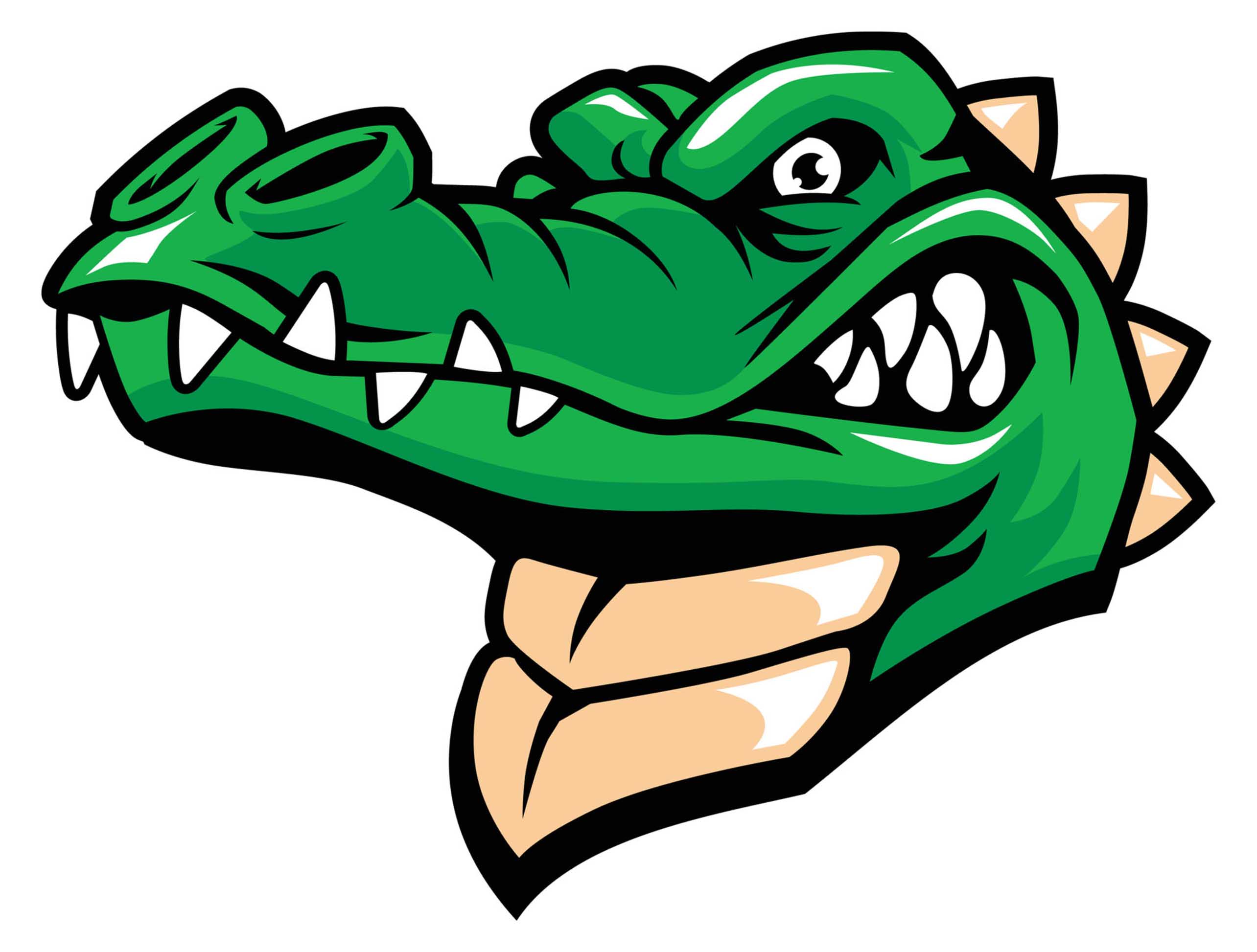 Green alligator Logos