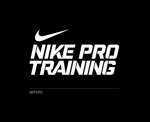 Nike pro Logos