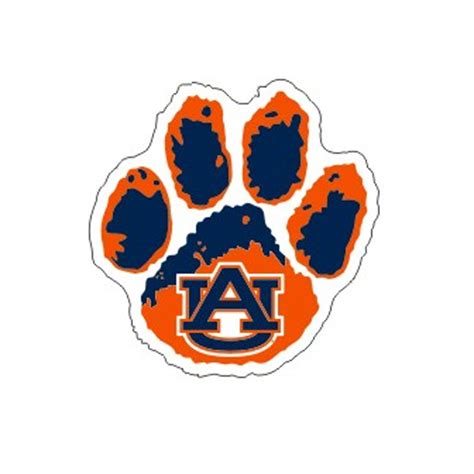 Auburn Tiger Paw Logos