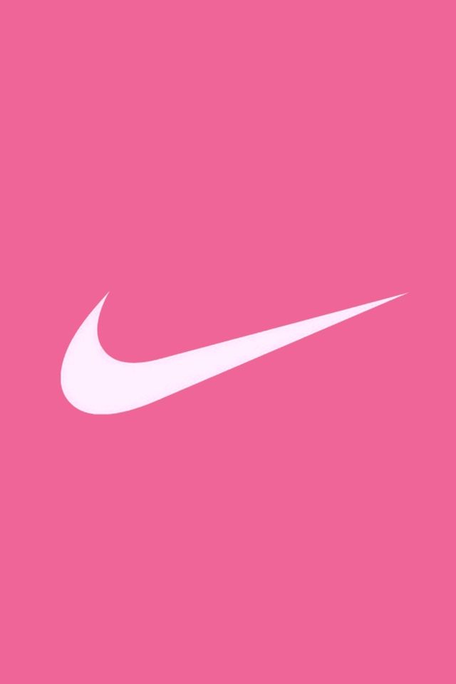 Pink nike Logos