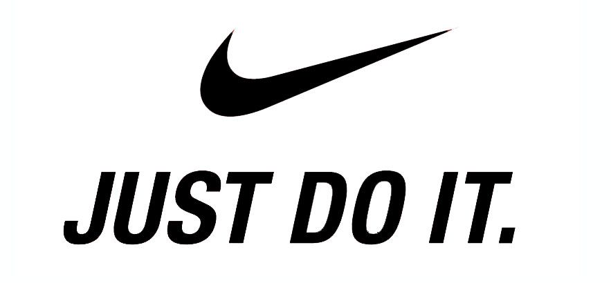 nike swoosh and just do it