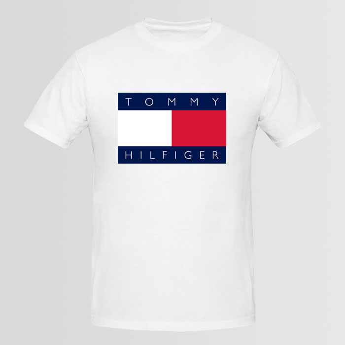 tommy hilfiger big logo shirt