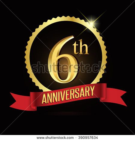 6th anniversary Logos