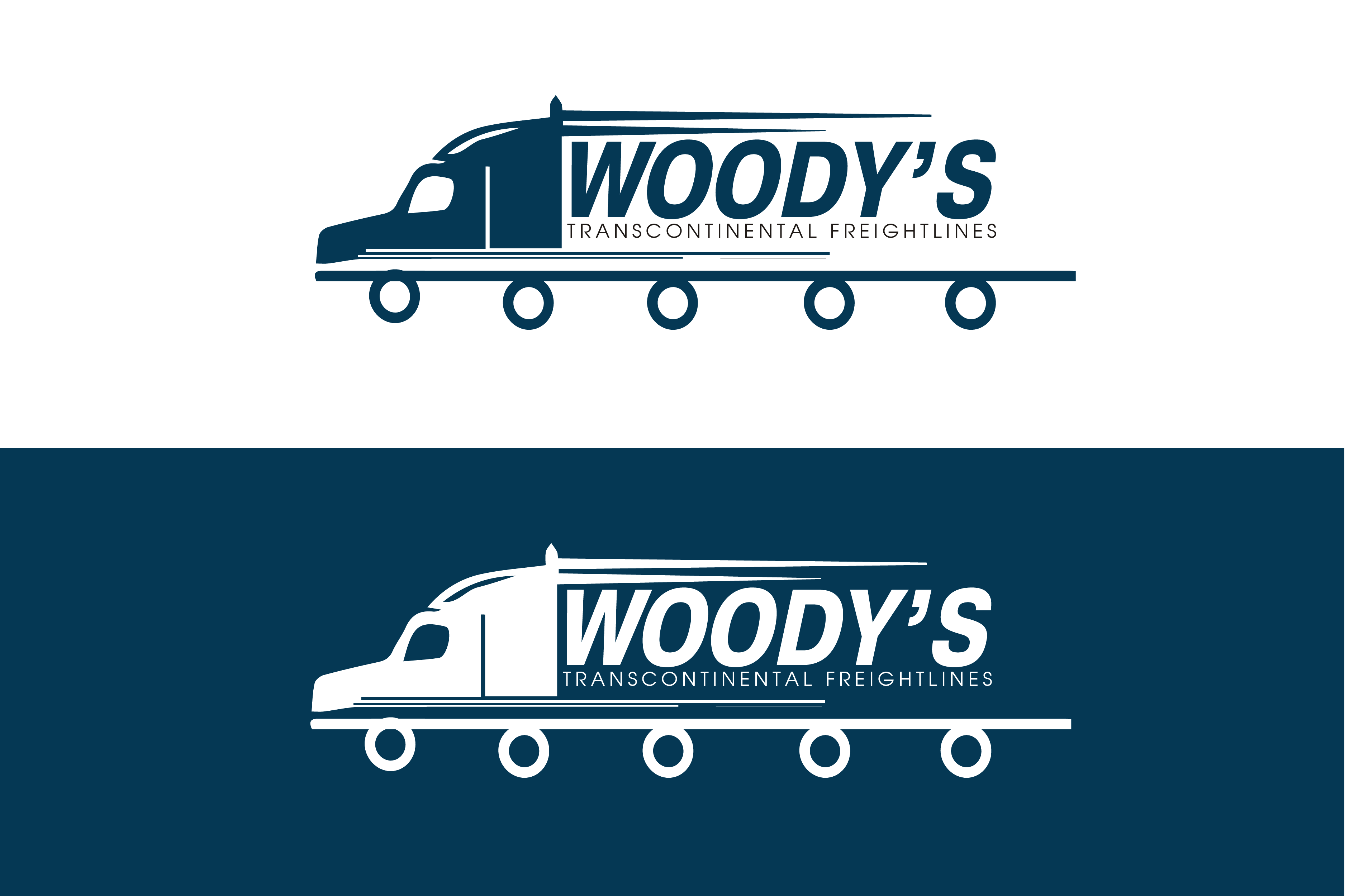 truck logo design eyes