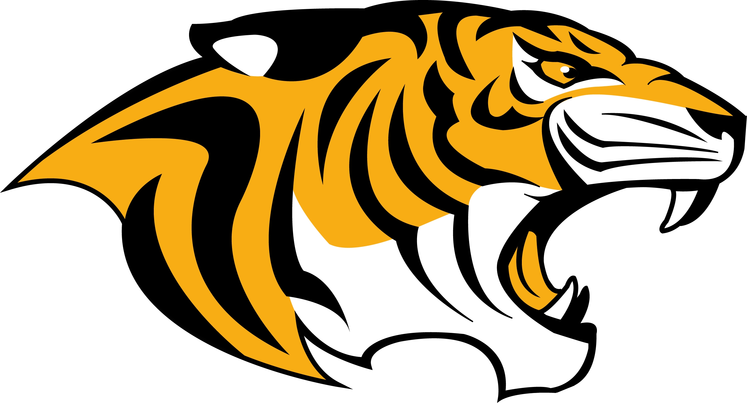 The Tigers Logo Is Shown In Blue And Gold - vrogue.co