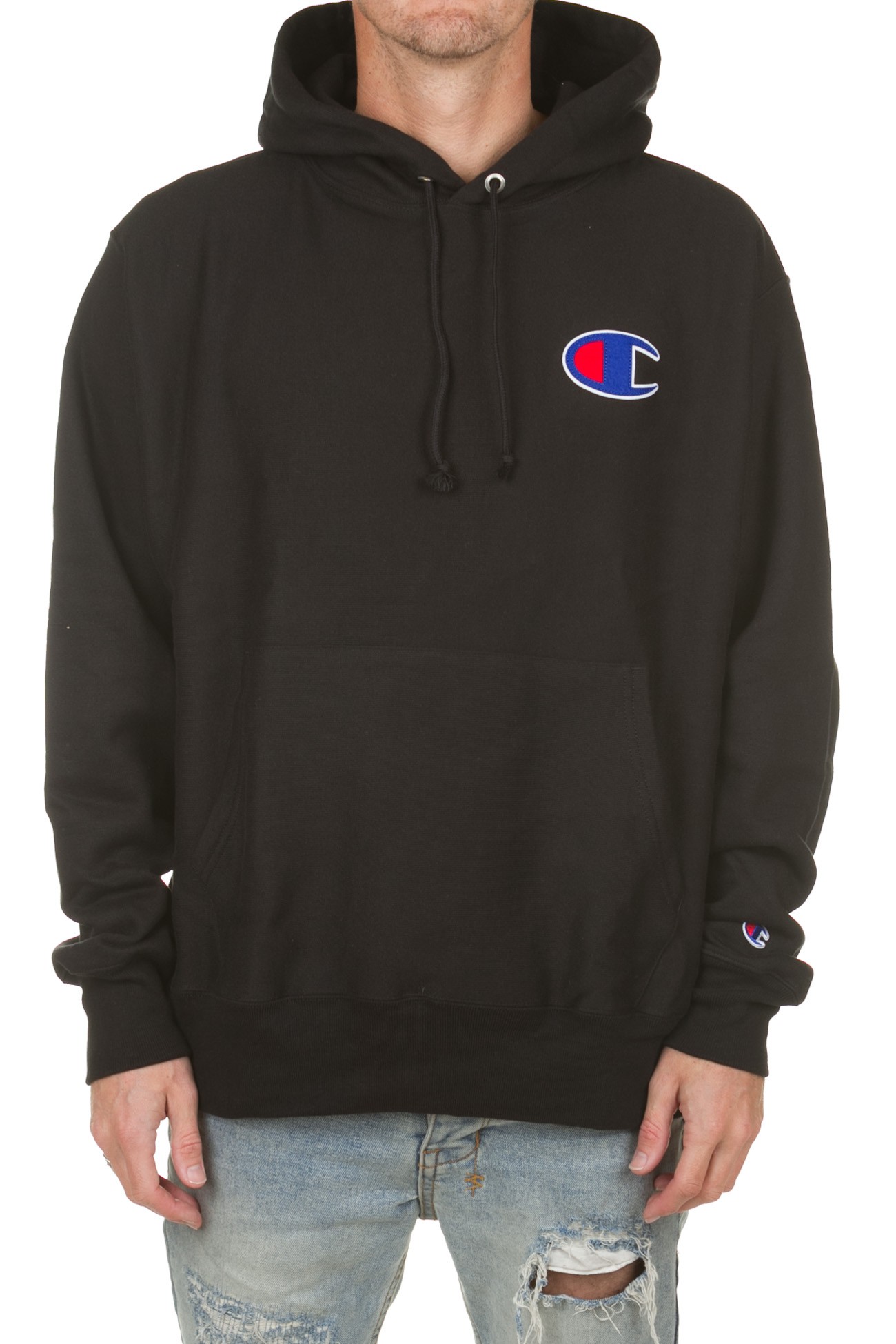 champion large c logo hoodie