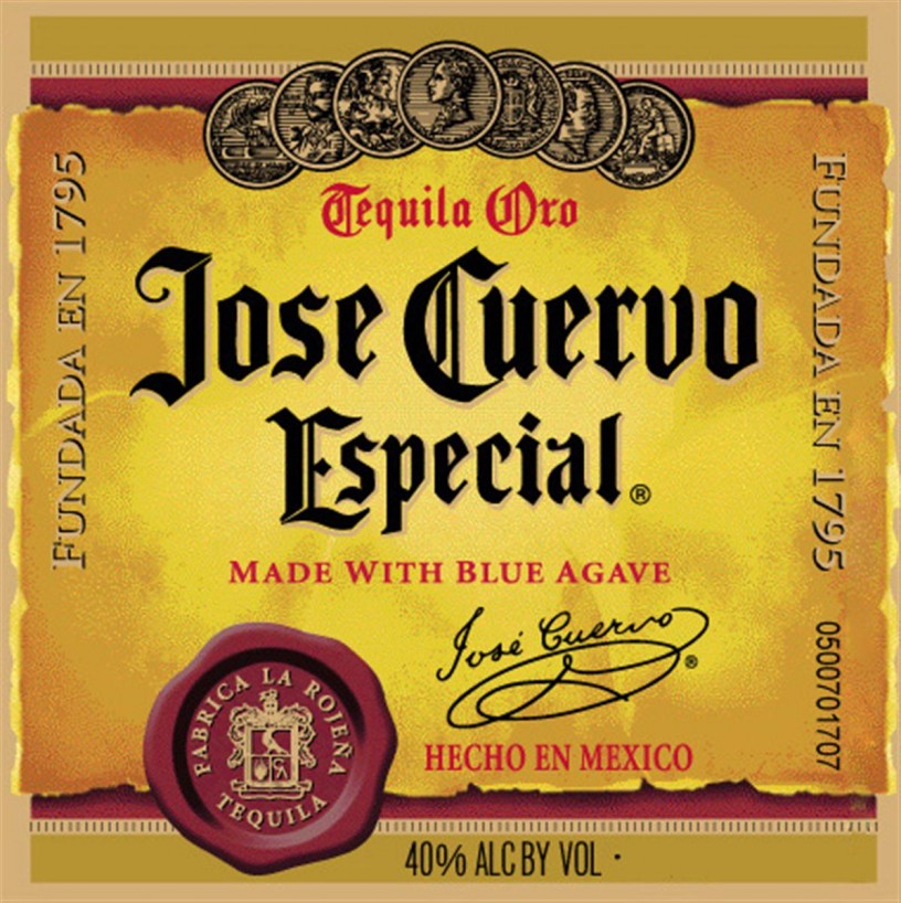 Jose Cuervo Especial Label