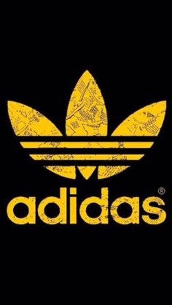 Adidas Gold Logos - adidas logo with black background roblox