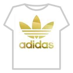 Adidas Shirt Gold Logos - gold adidas roblox